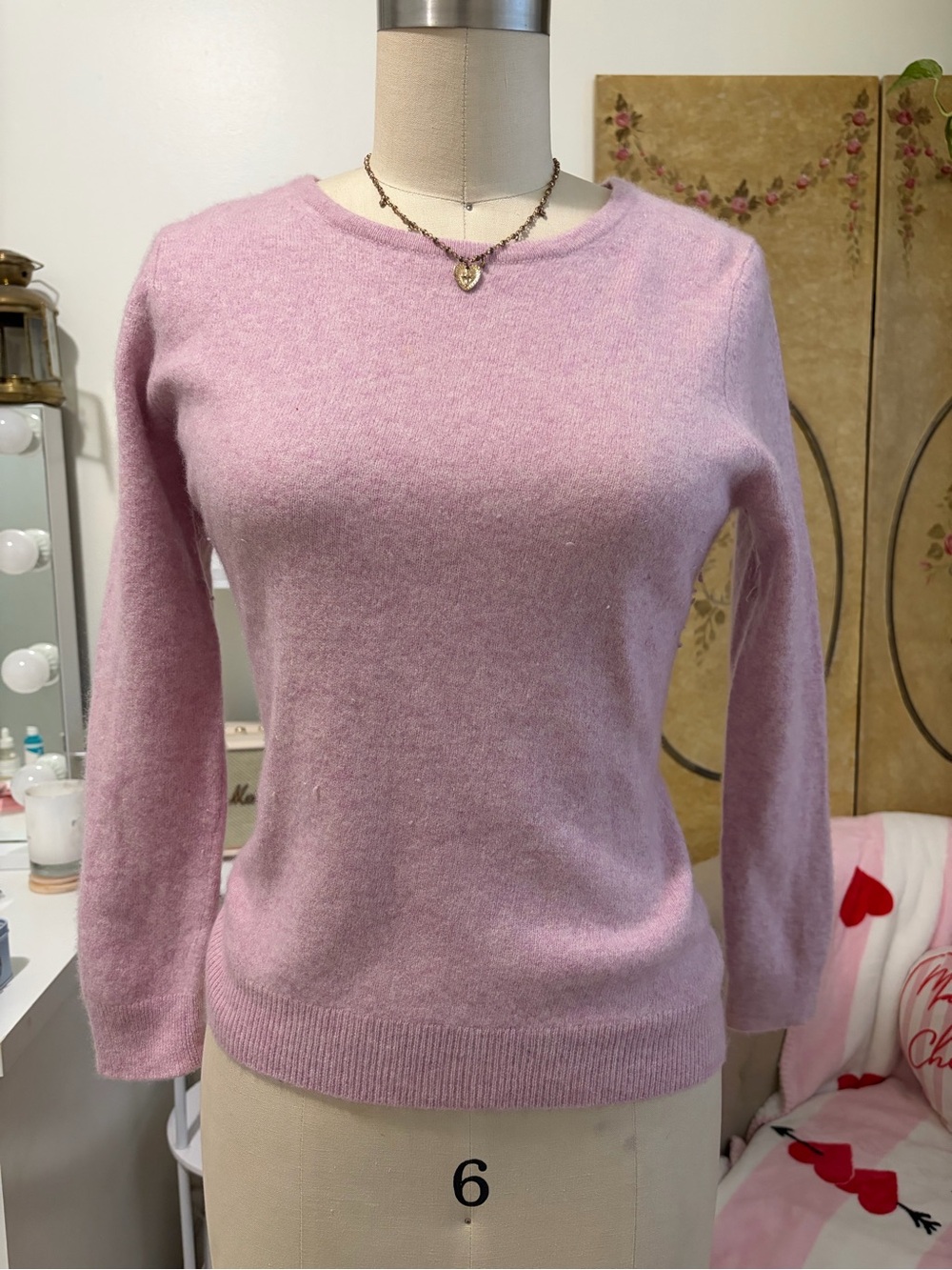 Charter Club Dusty Pink Crewneck Sweater